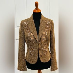 Vintage Blazer with beaded embroidery